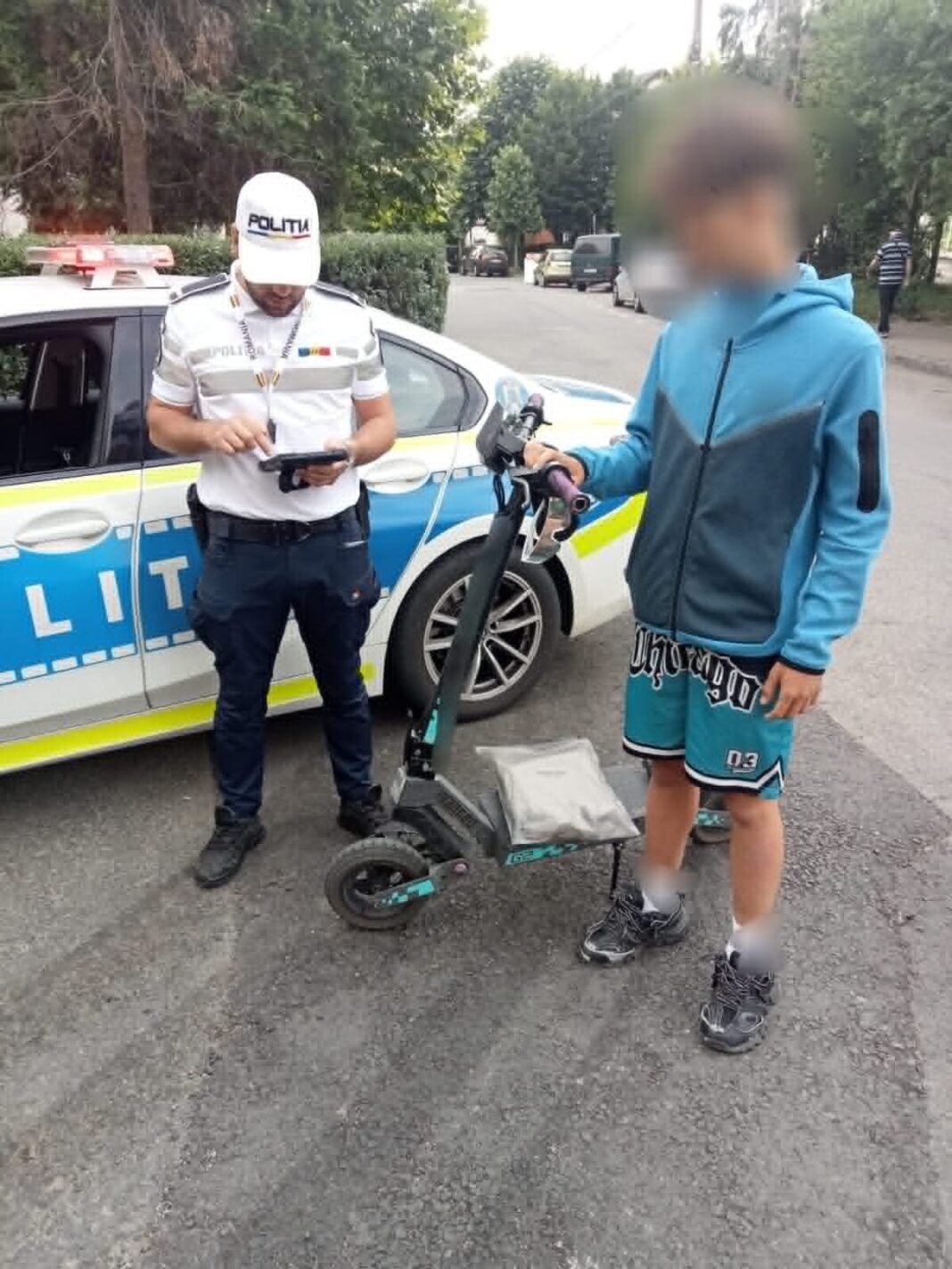 trotineta accident