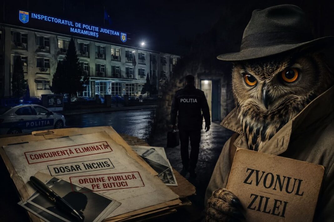 EXCLUSIV: Bufnița din ”Brăduleț” ne transmite zvonul zilei: Cum își elimină concurența, călcând pe cadavre, un comisăraș care a reușit contraperformanța de a pune ordinea publică ”pe butuci” în Maramureș