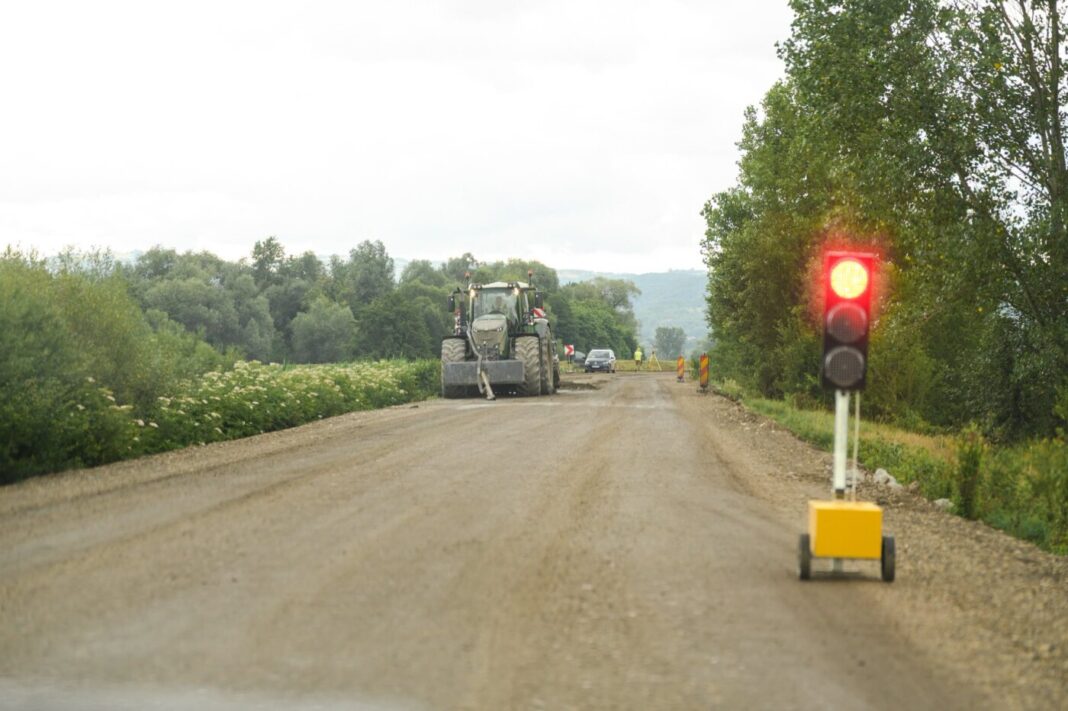 DJ 182B BAIA MARE – COAȘ: Lucrările merg mai departe, iar podul de la Cătălina rămâne prioritatea zero!