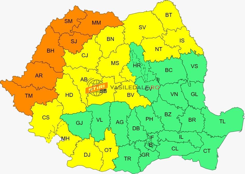 MARAMUREȘ, SUB COD PORTOCALIU: Temperaturile vor ajunge până la 39 de grade și urmează nopți tropicale