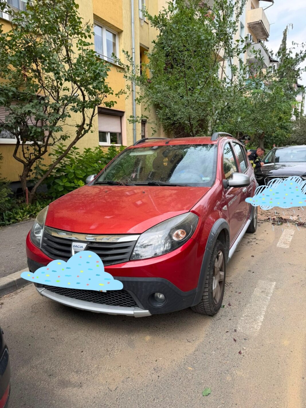 Pompierii intervin pe strada Bucovinei din Baia Mare – foto – actualizare