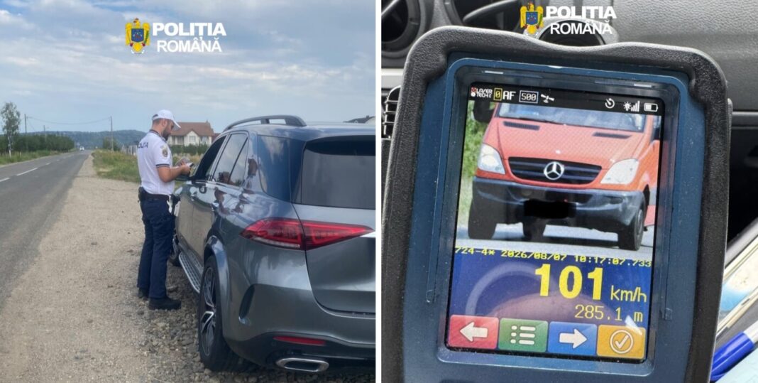 PE ȘOSELE: Beat la volan, în Baia Mare, 21 de sancțiuni pentru viteză, la Dragomirești. Prins la volan cu permisul suspendat, în Cavnic, vitezomanii, sancționați cu peste 25.000 de lei