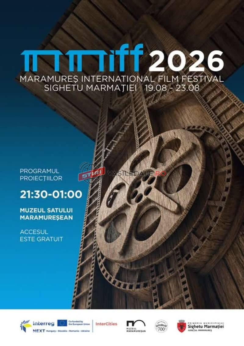 SIGHETU MARMAȚIEI: Festivalul de film MIFF 2026, la Muzeul Satului Maramureșean