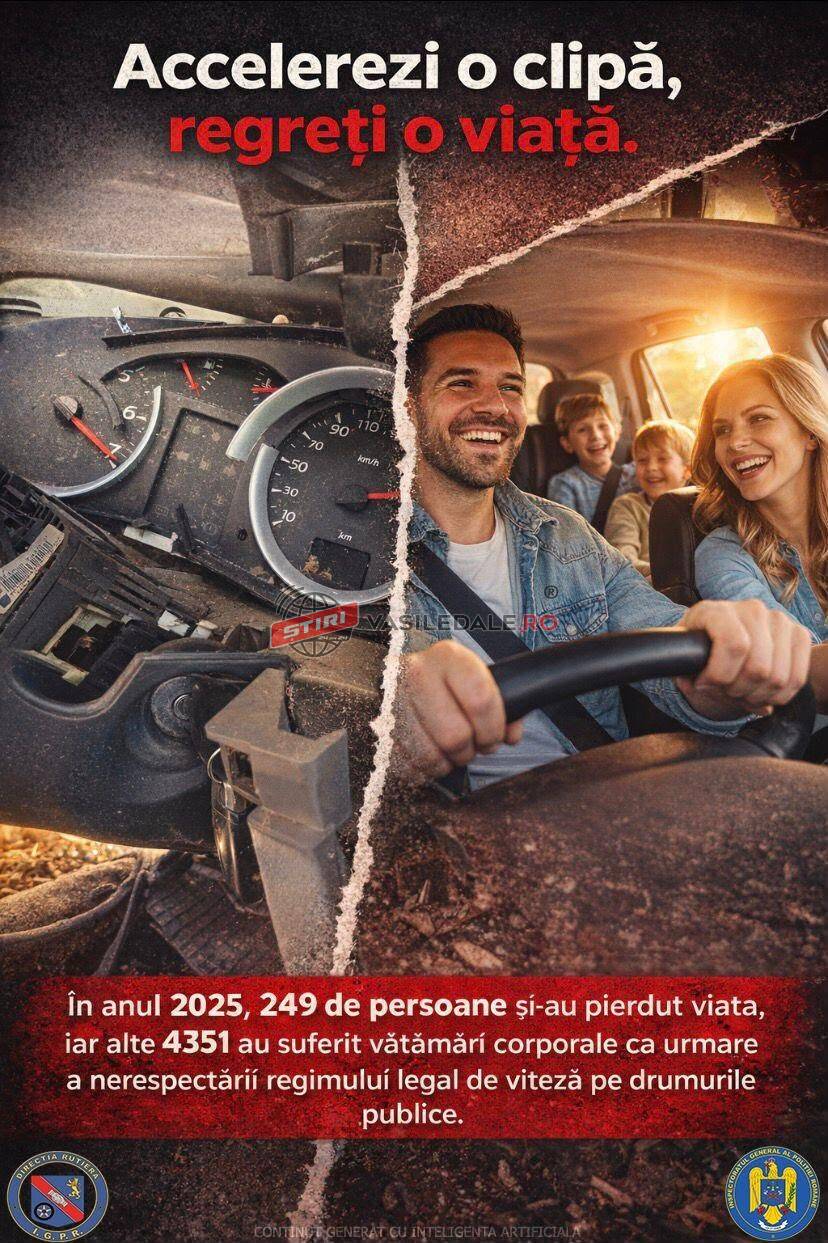 ACȚIUNEA SPEED ÎN MARAMUREȘ: 7 permise reținute pentru viteză excesivă