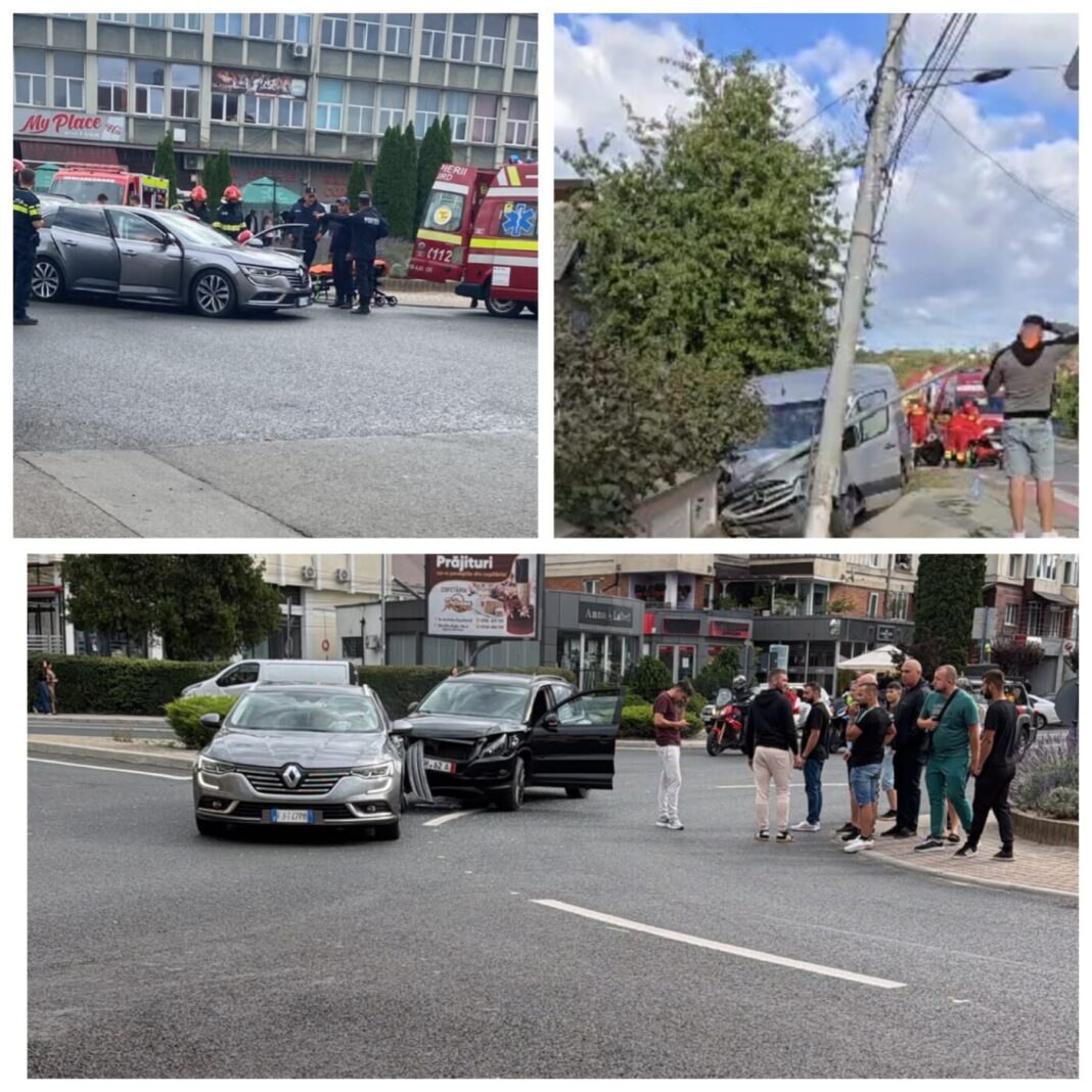 FOTO: Trei accidente rutiere cu victime în Maramureș, în ultimele ore. Un pasager de 19 ani și doi șoferi au ajuns la spital