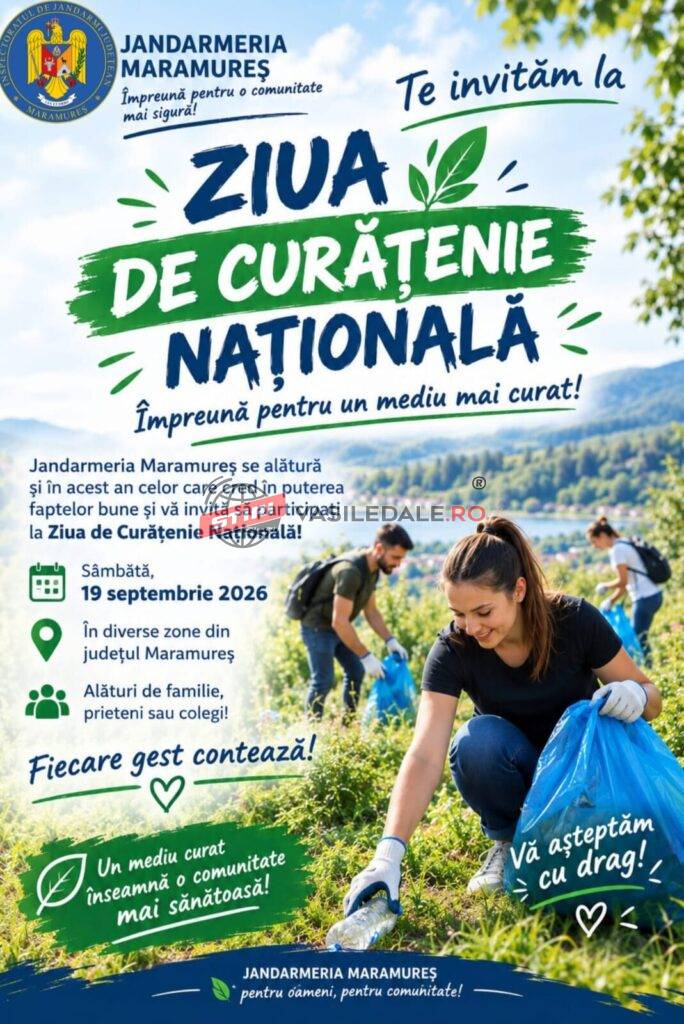 19 SEPTEMBRIE: Ziua de Curățenie Națională