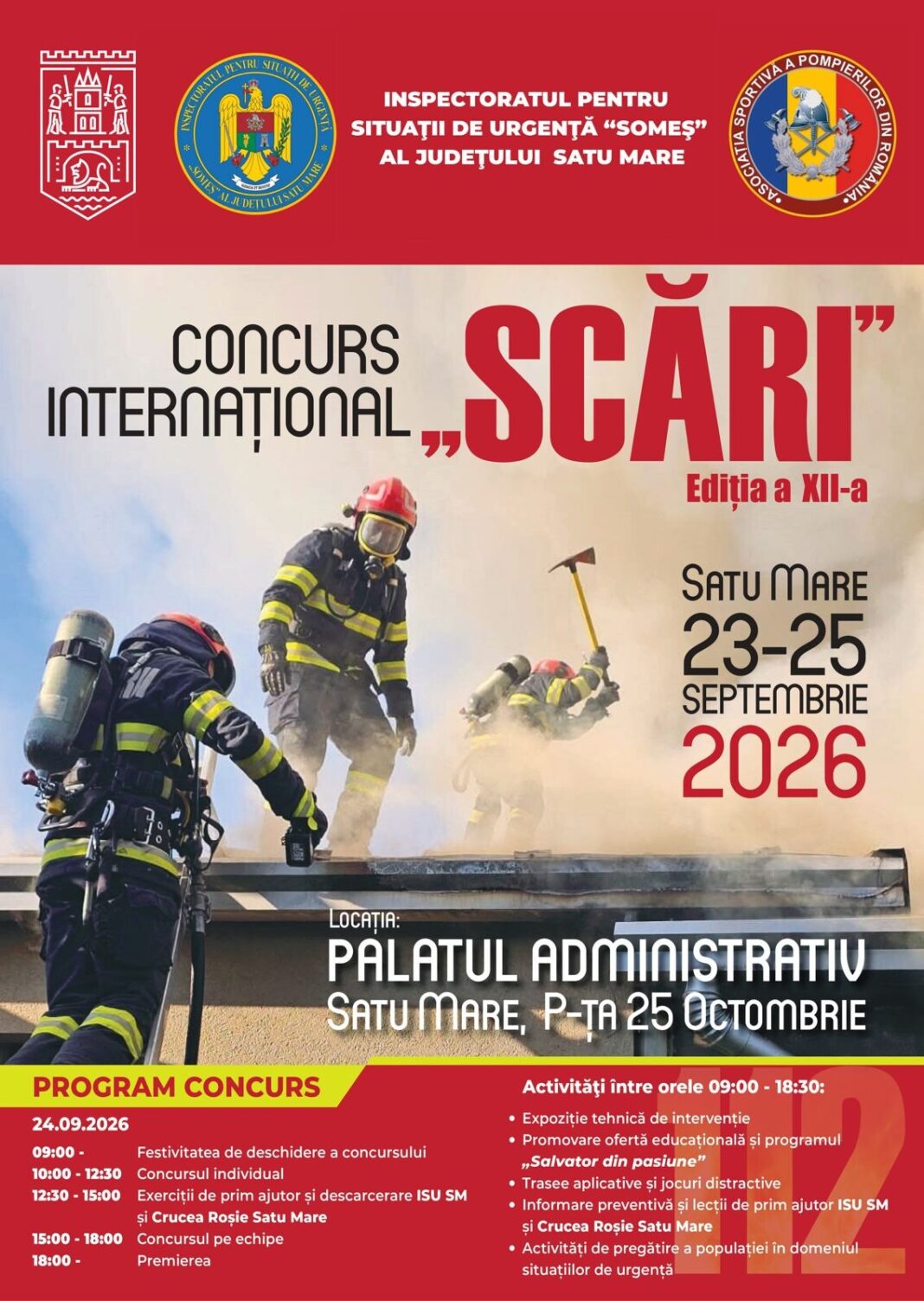 ISU Maramureș participă la cea de-a XII-a ediție a Competiției Internaționale „SCĂRI”, la Satu Mare