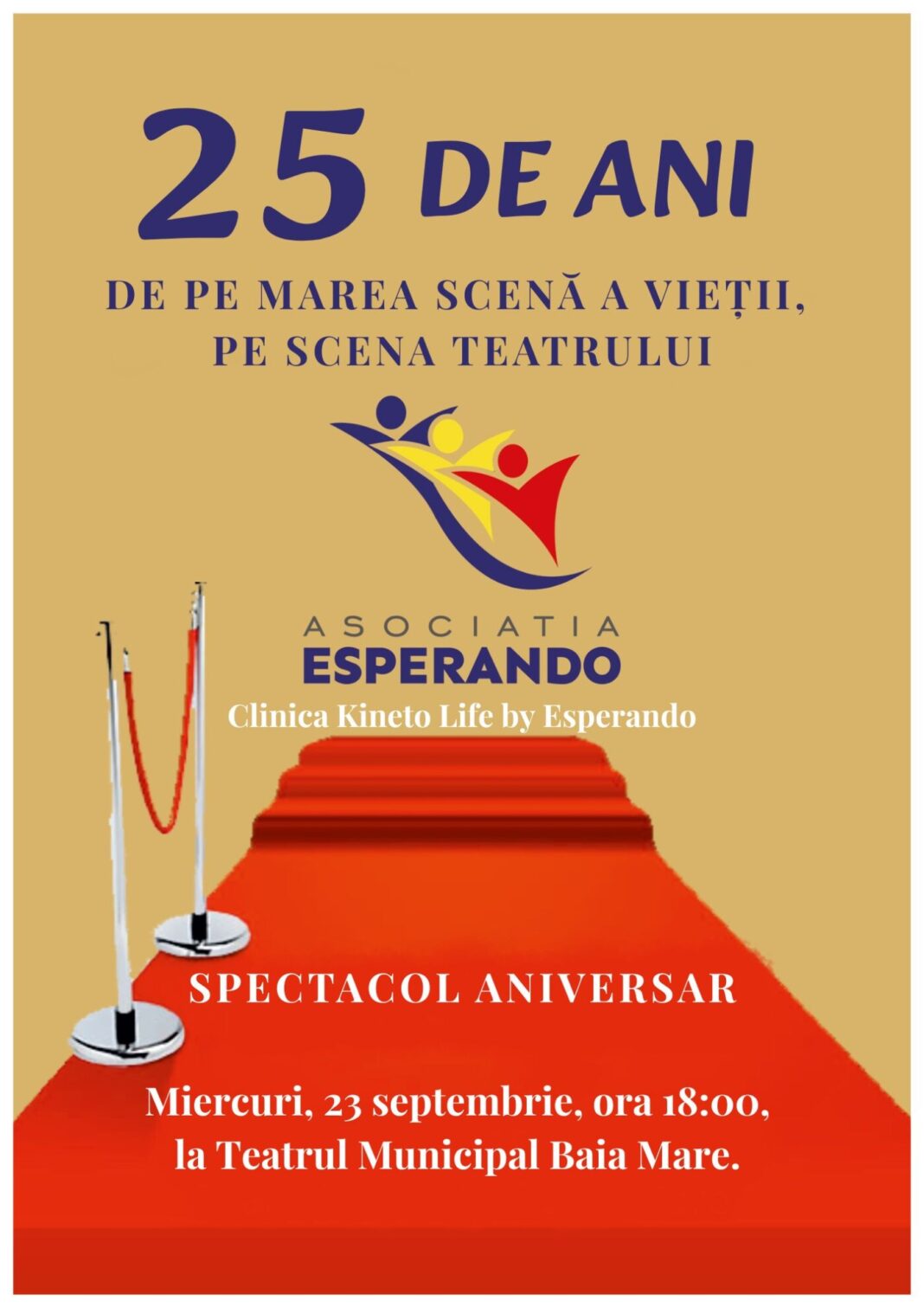 SPECTACOL ANIVERSAR: Asociația Esperando, de 25 de ani alături de persoanele cu nevoi speciale