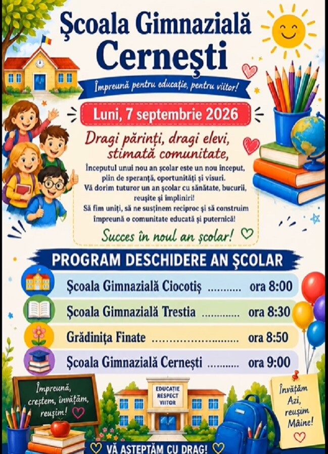 VA FI RĂZMERIȚĂ în prima zi de școală la ISJ Maramureș: Școală reabilitată din Ciocotiș cu bani europeni – nu va putea fi folosită! Părinții amenință cu revolta! Două clase cu 18 copii vor începe de luni școala în Cernești