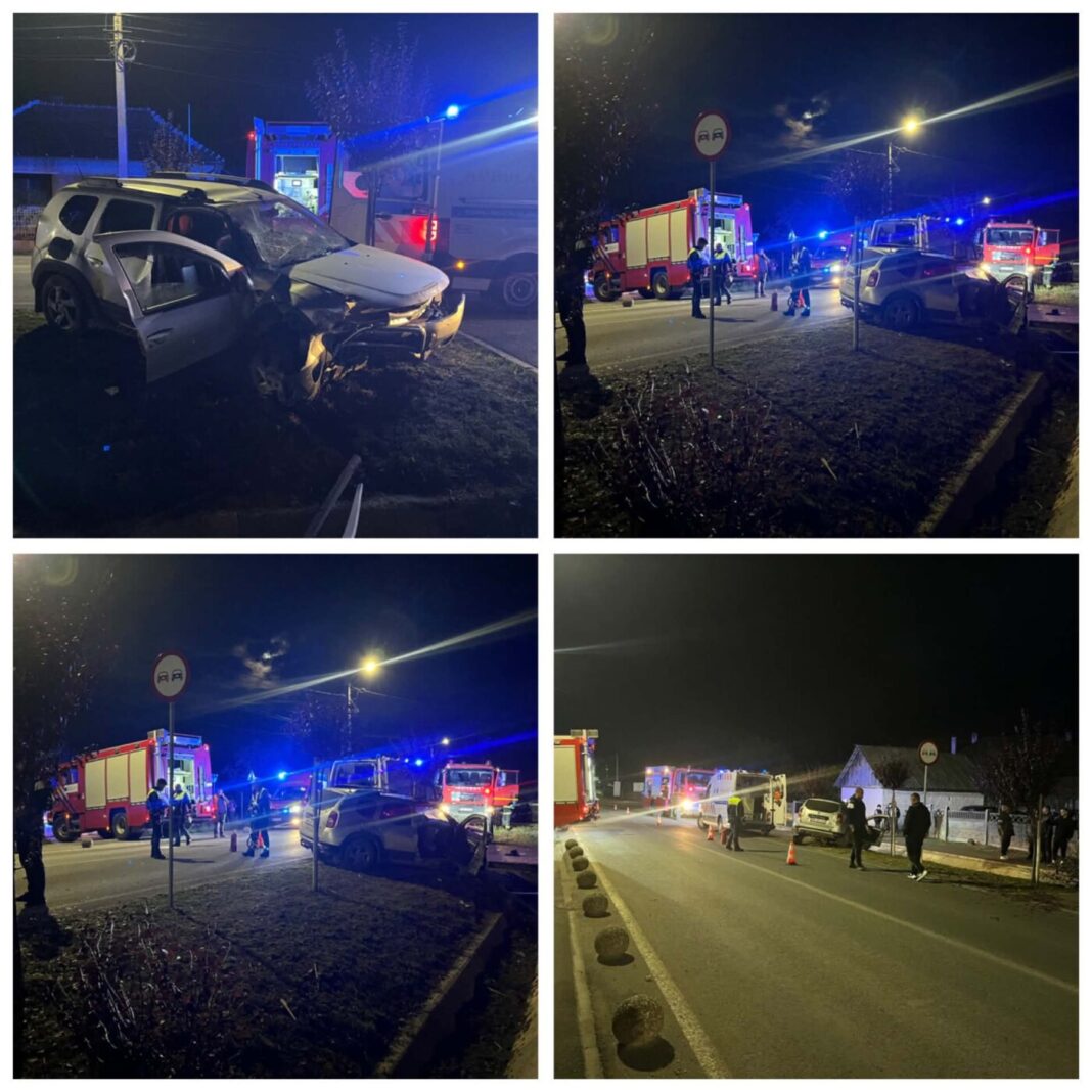 Tragedie la Seini: Un barbat a murit după ce s-a izbit cu mașina de un podeț (galerie foto)