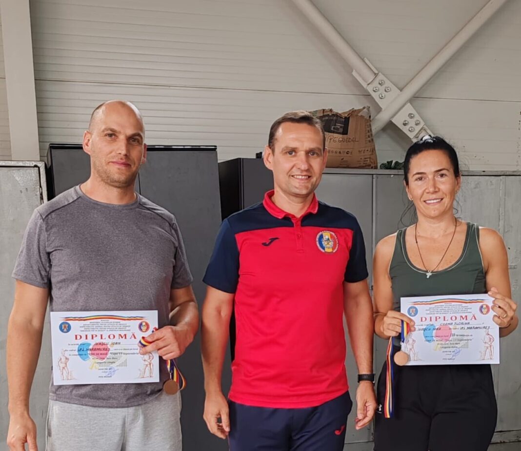 Polițiștii maramureșeni, medaliați la CrossFit și tenis de masă