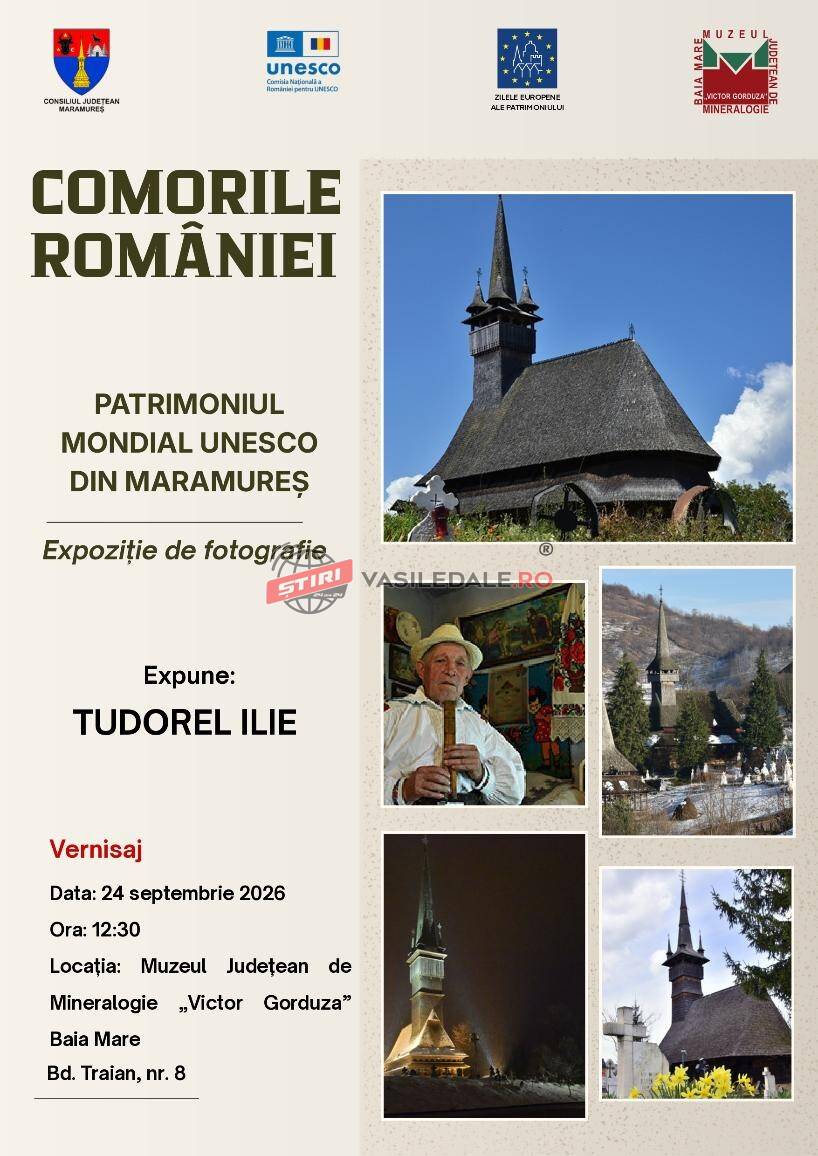 EXPOZIȚIE DE FOTOGRAFII la Muzeul Județean de Mineralogie „Victor Gorduza”