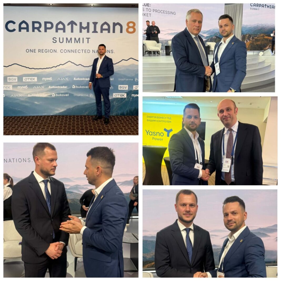Pintea Ionuț, prezent la Carpathian 8 Summit 2026. Întâlniri la nivel înalt cu oficiali ai Ucrainei (galerie foto)