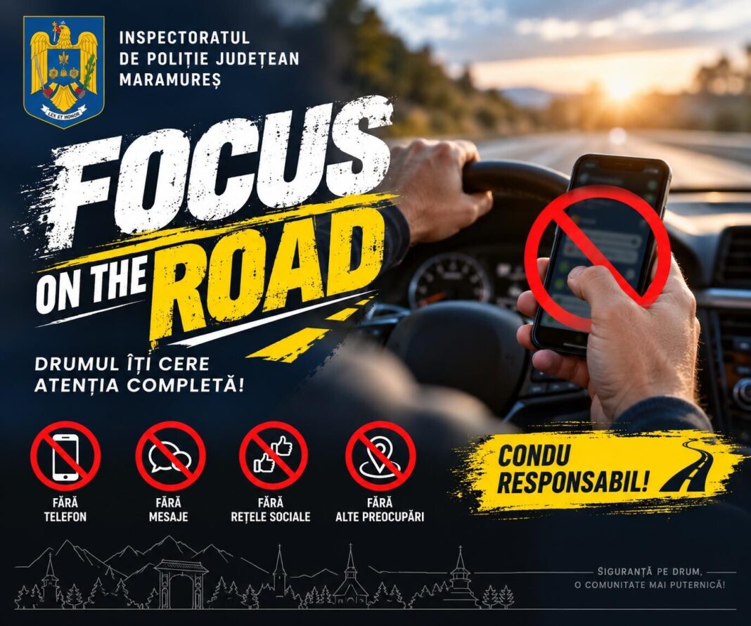 ROADPOL „FOCUS ON THE ROAD”: Peste 400 de abateri constatate de polițiștii rutieri