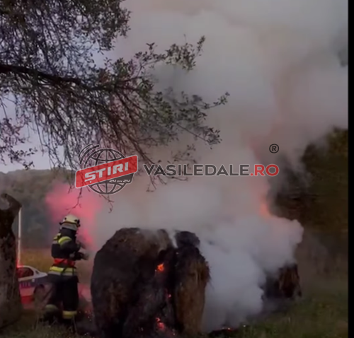 Incendiu între Rohia și Boiereni, observat de jandarmi în zorii zilei